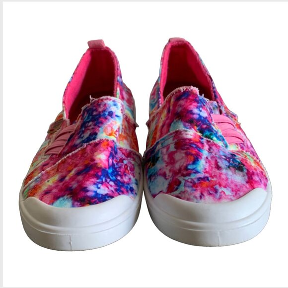 NWOT BLOWFISH MALIBU  Pink Tie Dye Venus Slip on Sneakers Women's 6/Kids 4 - Picture 2 of 5